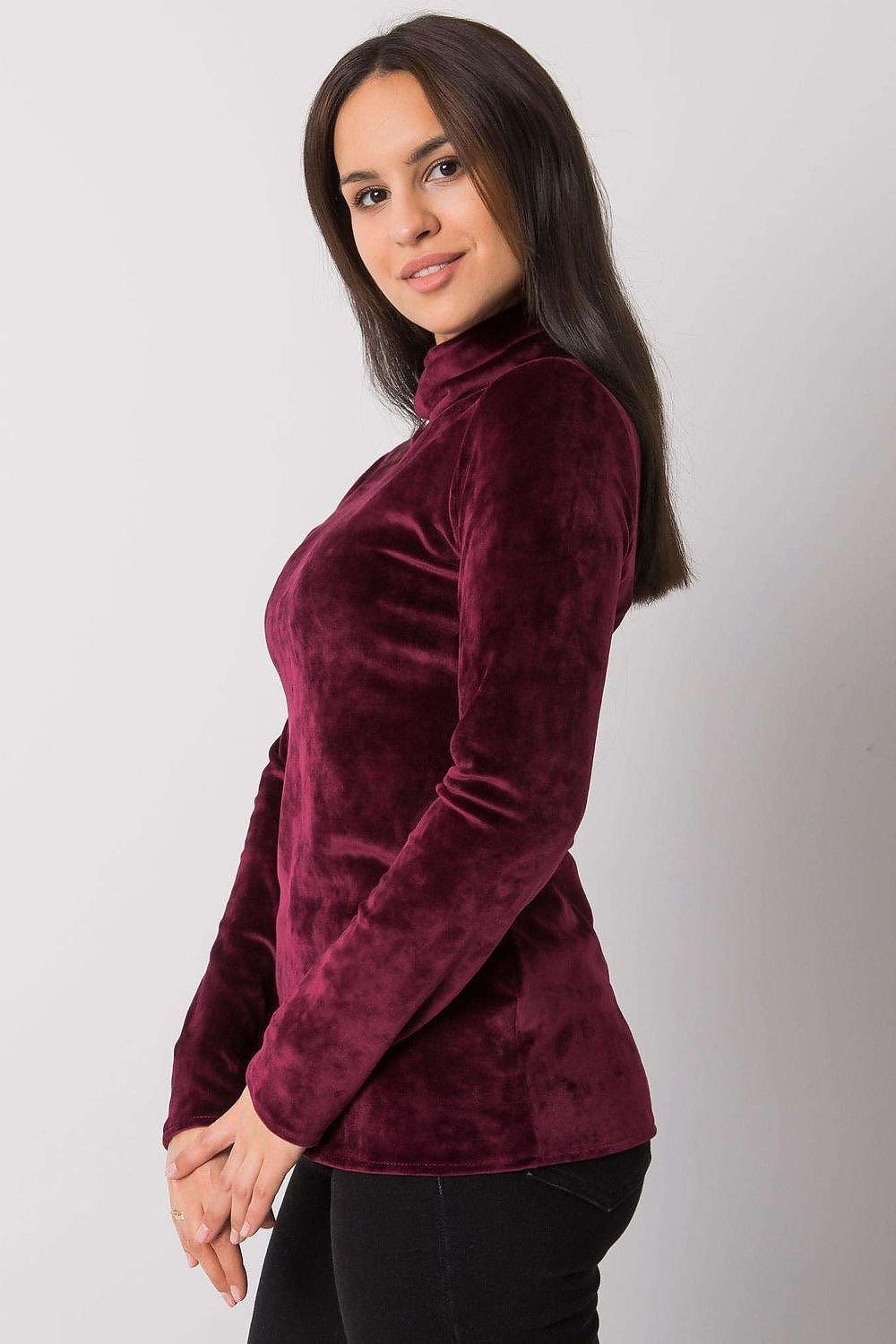 Chic Velour Turtleneck