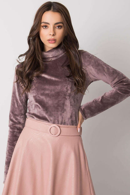 Chic Velour Turtleneck