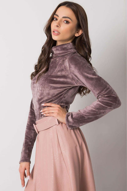 Chic Velour Turtleneck