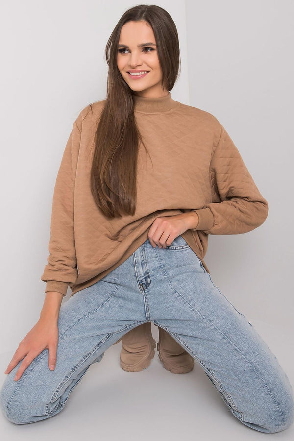 Cozy Quilted Long Sleeve Sweatshirt