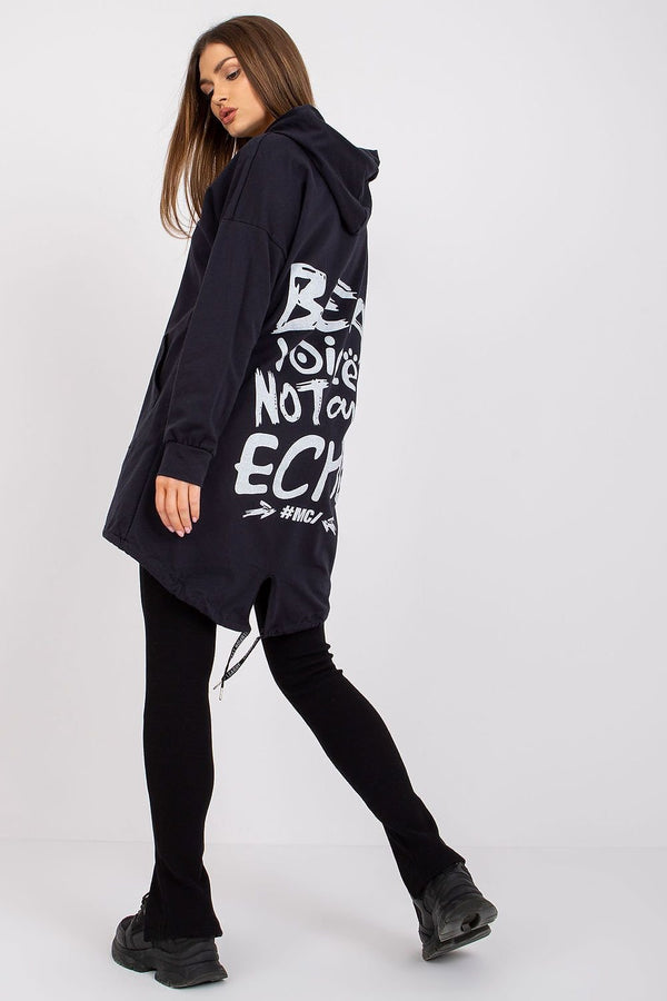 Extended Cut Hooded Sweatshirt