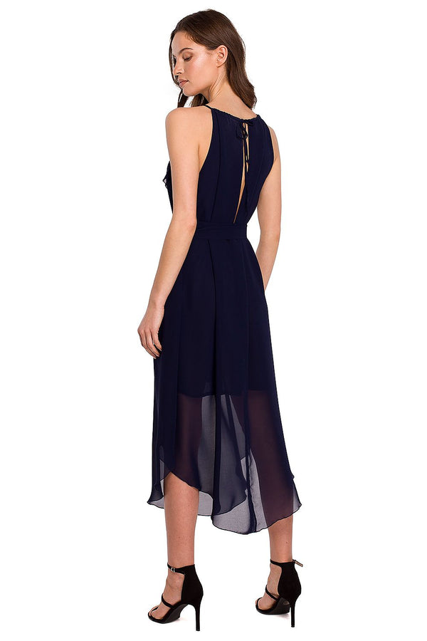 Chiffon Ruffle Evening Dress