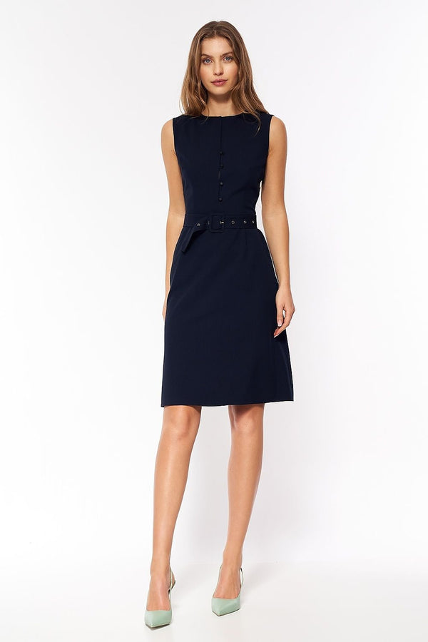 Silhouette-Enhancing Midi Dress