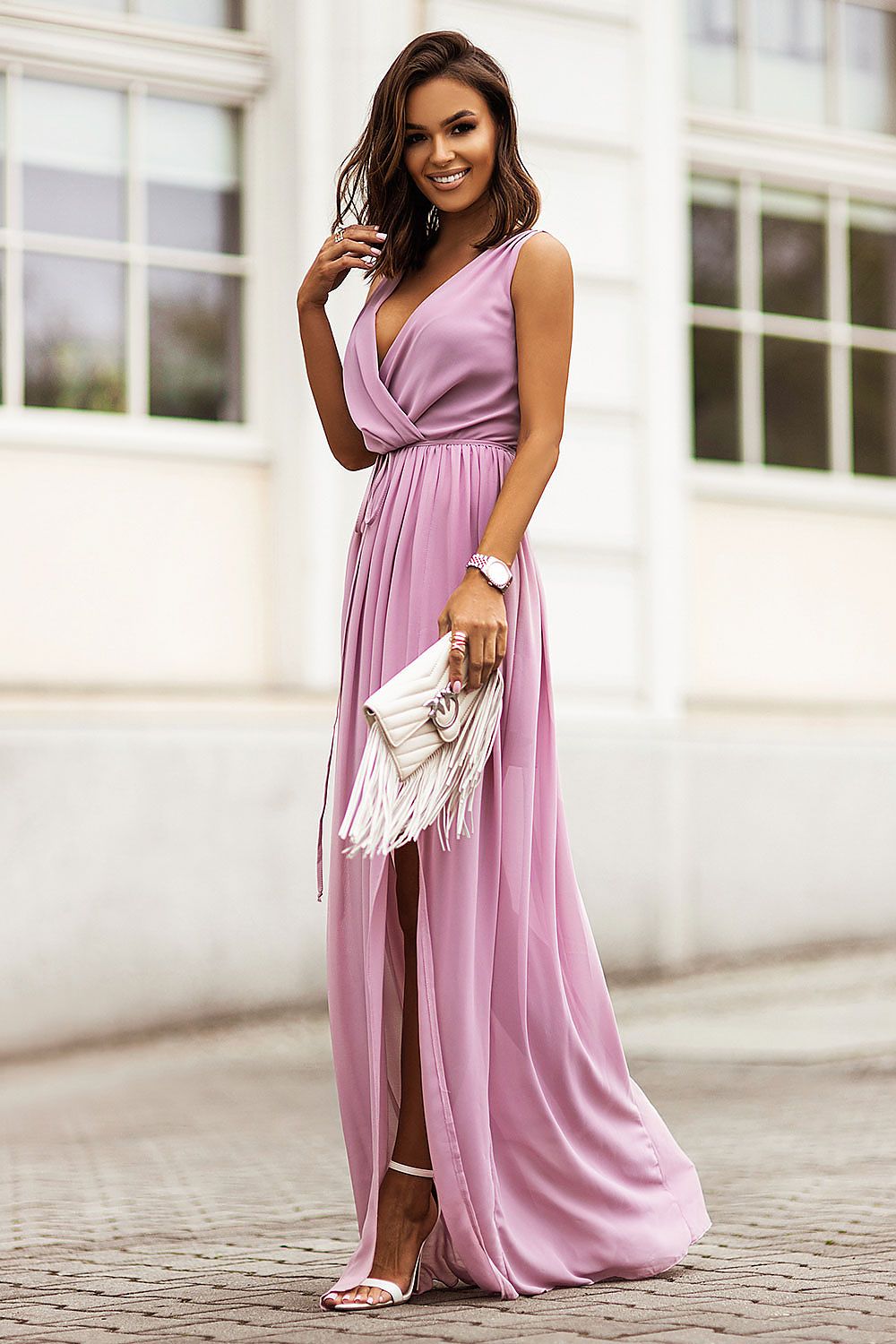 Airy Chiffon Maxi Dress