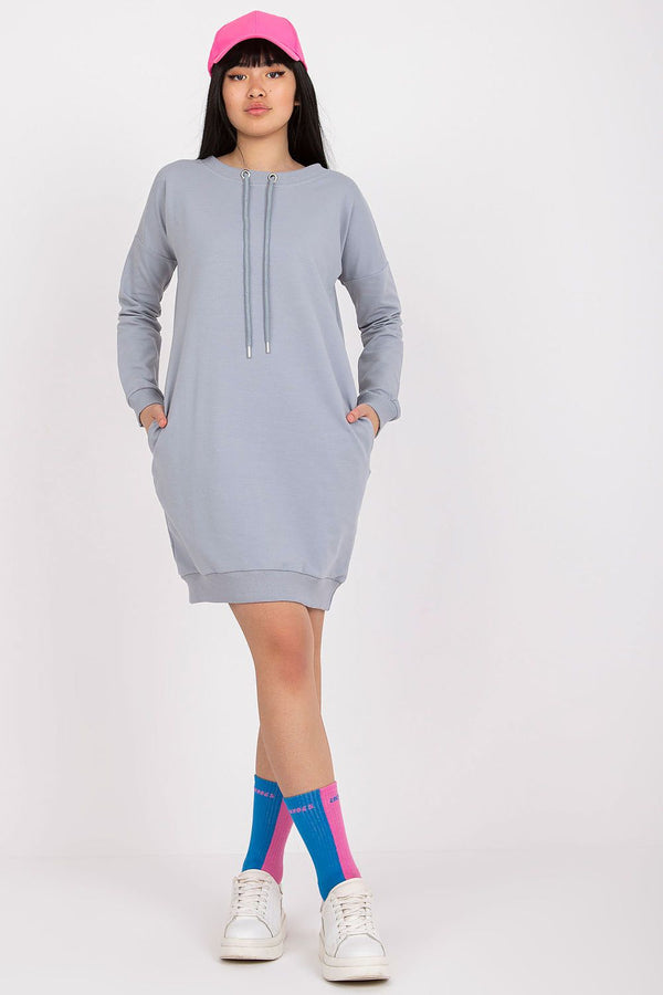 Tieback Strap Long Sleeve Daydress