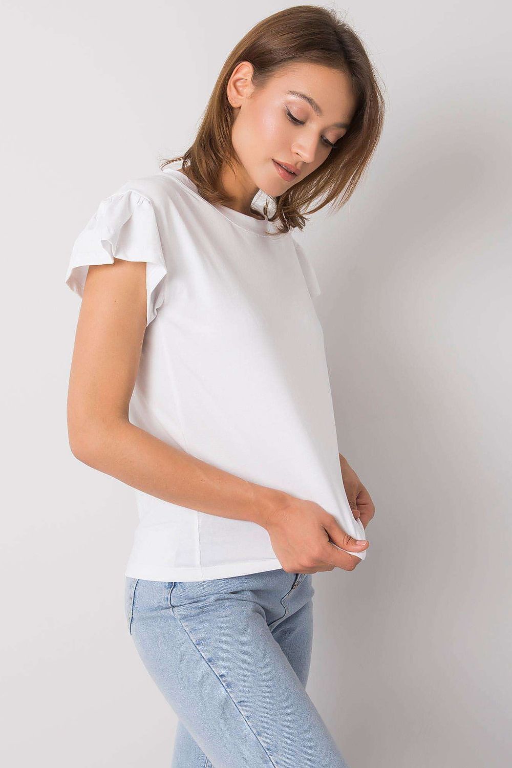 Frilled Sleeve Casual Blouse