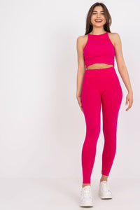 High-Waist Compression Sports Leggings