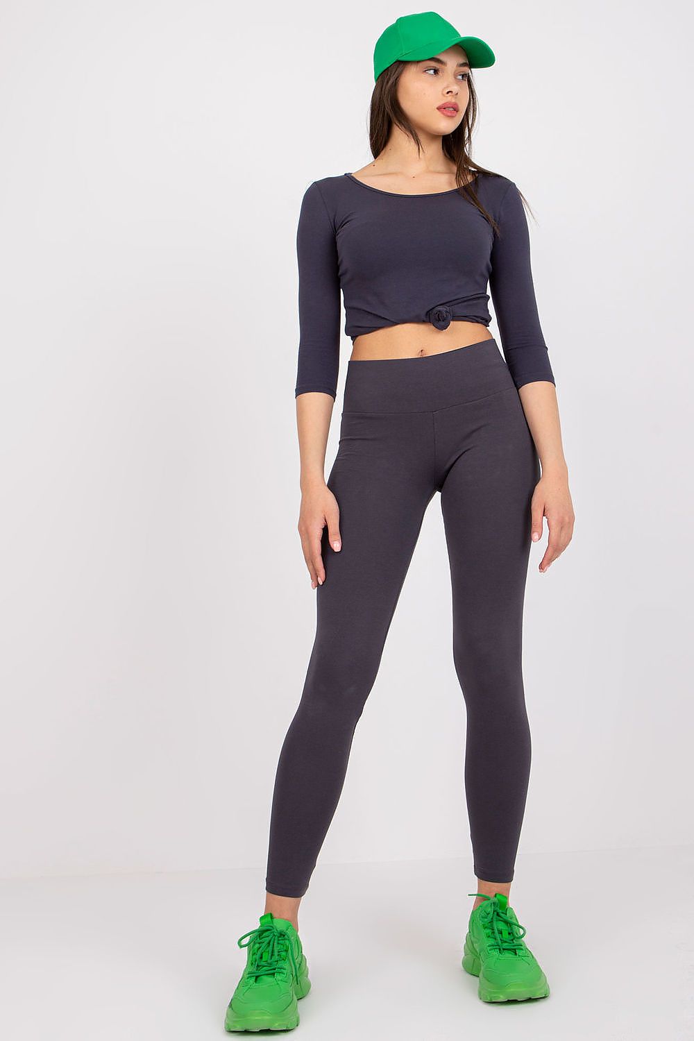 High-Waist Compression Sports Leggings