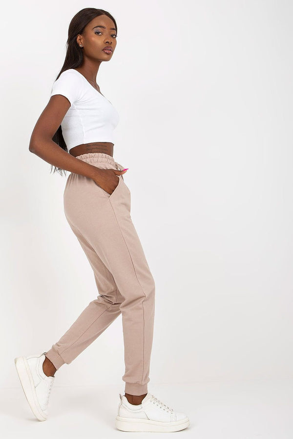 High-Waist Tie Waist Sweatpants