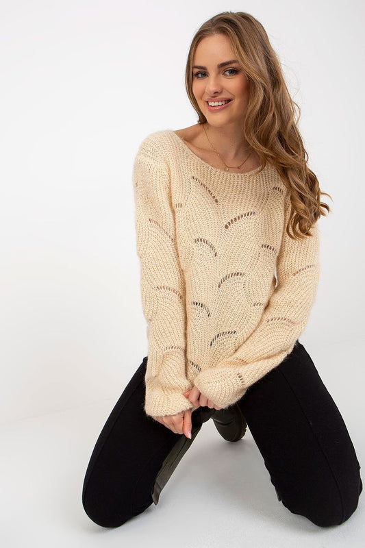 Elegant Openwork Sweater