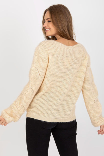 Elegant Openwork Sweater