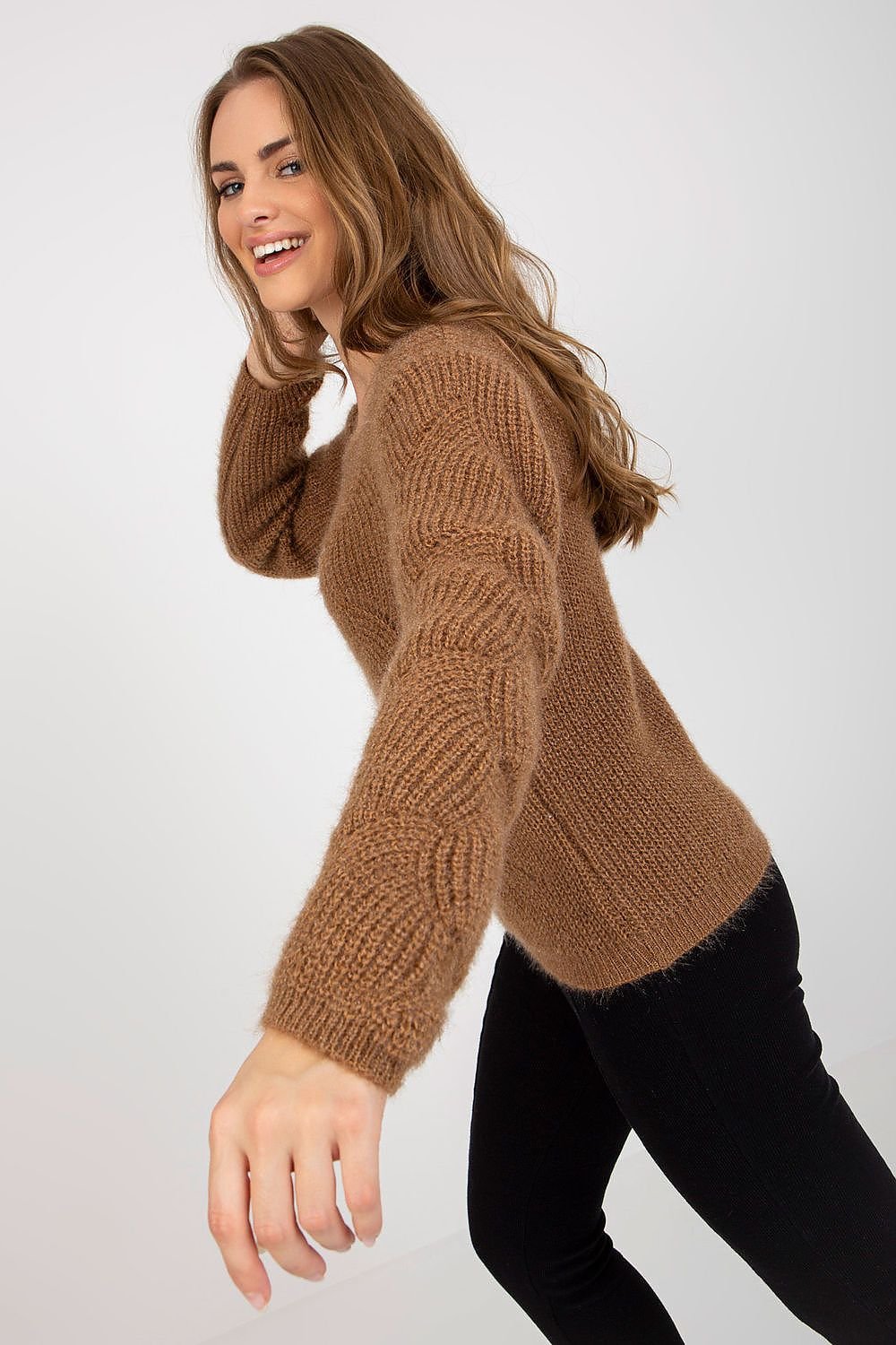 Elegant Openwork Sweater