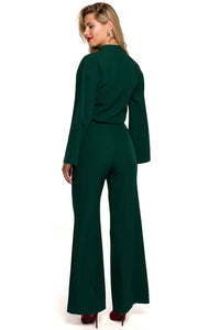 Elegant Flared Sleeve Jumpsuit