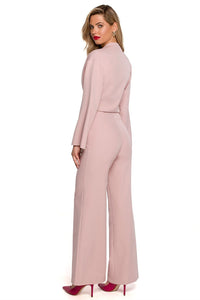 Elegant Flared Sleeve Jumpsuit