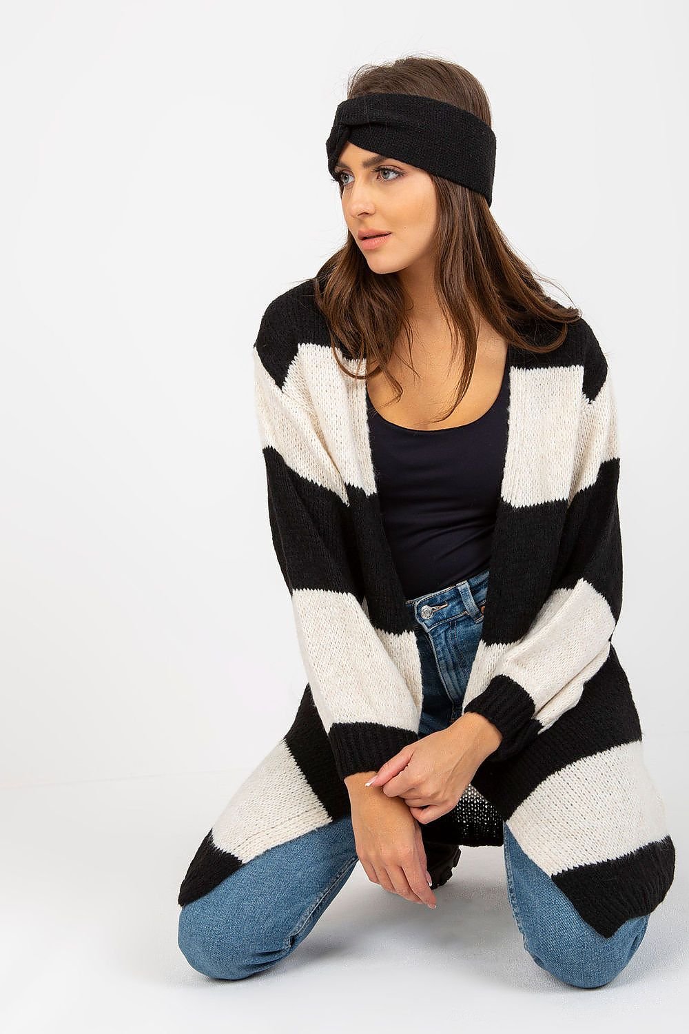 Vibrant Striped Cardigan