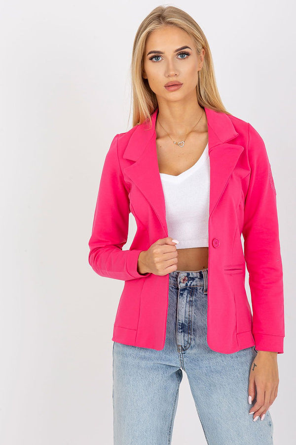 Stylish One-Button Jacket