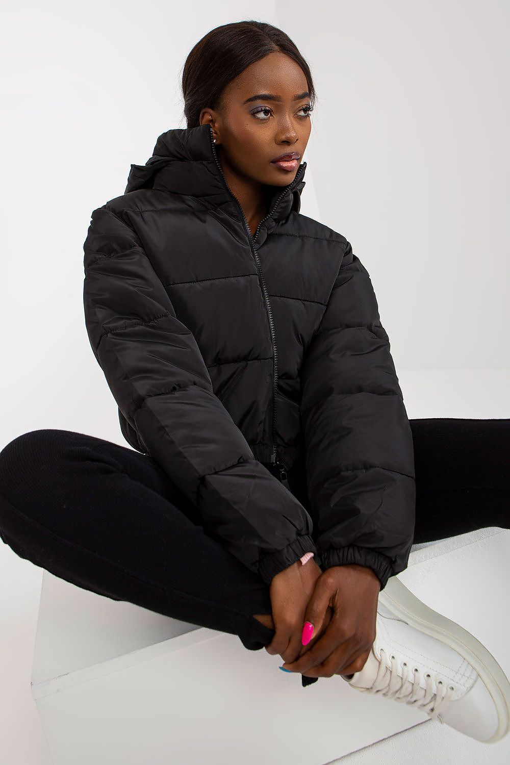 Quilted Jacket - Tucked Hood - Michelle & Kenza Co.