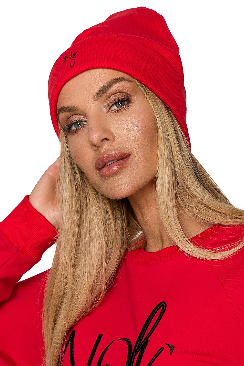 Stretchy Ribbed Knit Hat