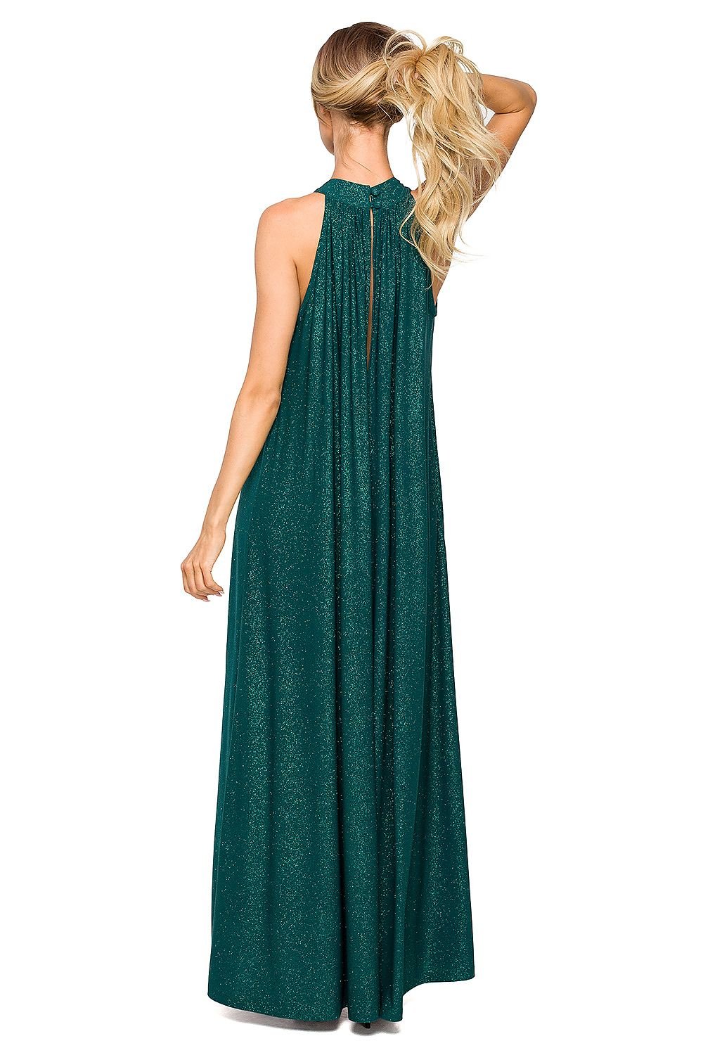 Flared Halter Maxi Dress