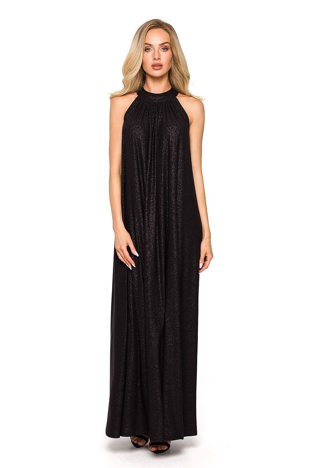 Flared Maxi Evening Dress