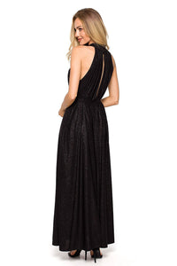 Flared Halter Maxi Dress