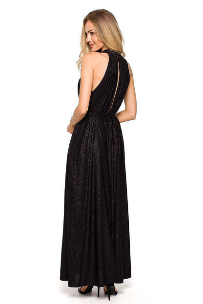 Flared Maxi Evening Dress