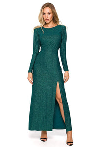 Elegant Brocade Evening Dress