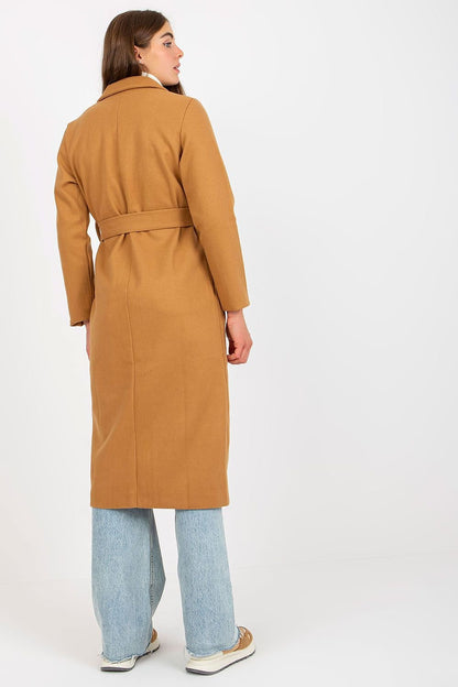 Chic Tie Belt Coat