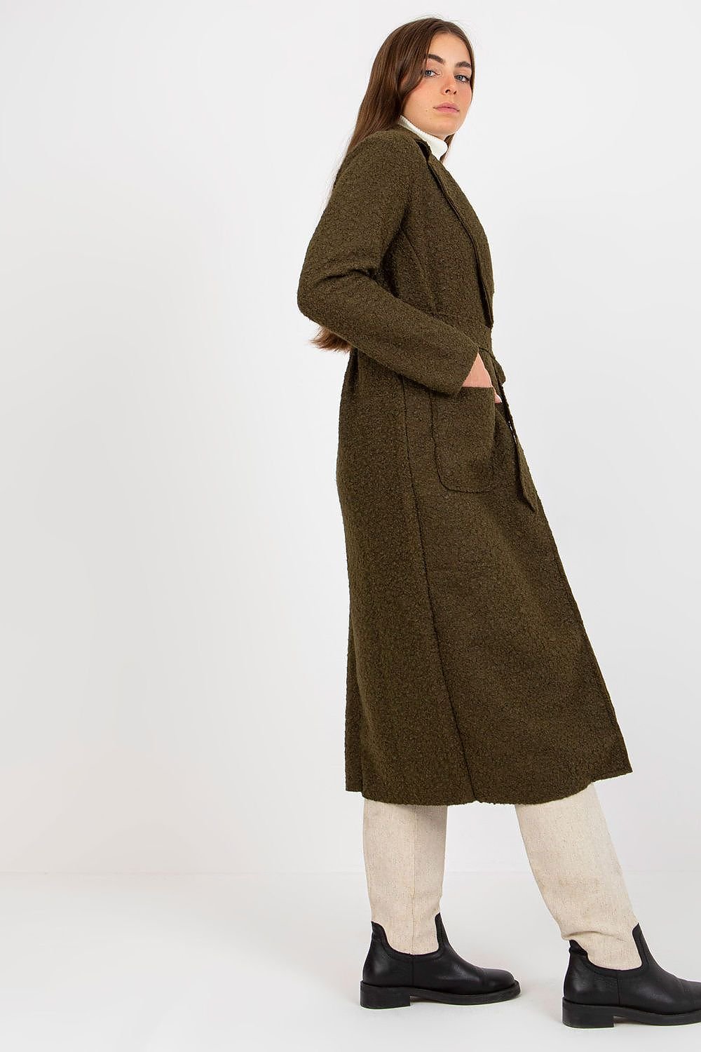 Sophisticated Long Sleeve Coat