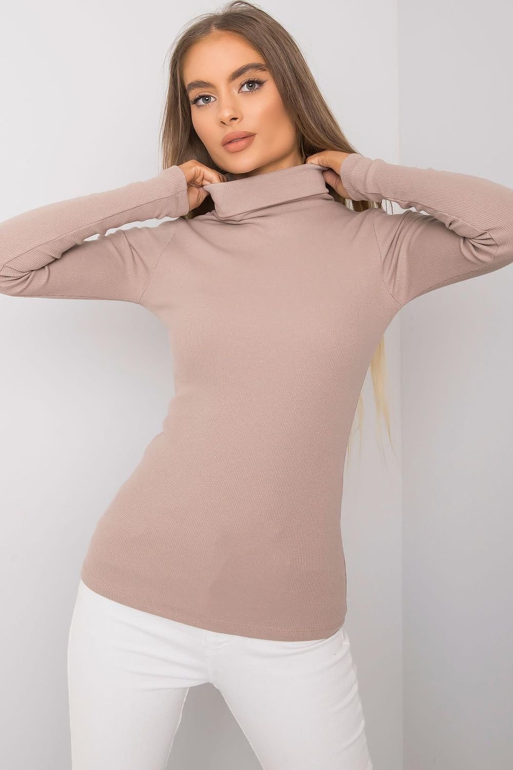 Fitted Long Sleeve Turtleneck