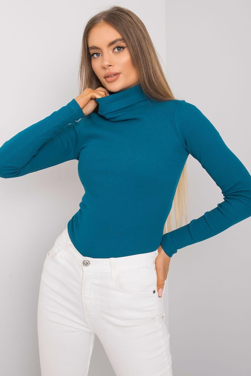 Fitted Long Sleeve Turtleneck