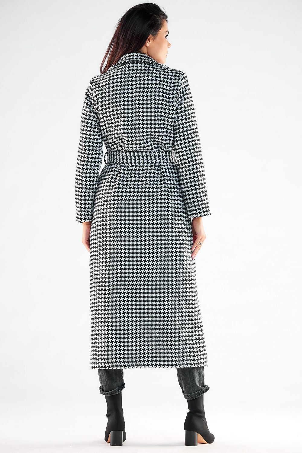 Warm Fabric Coat with Maxi Length - Michelle & Kenza Co.