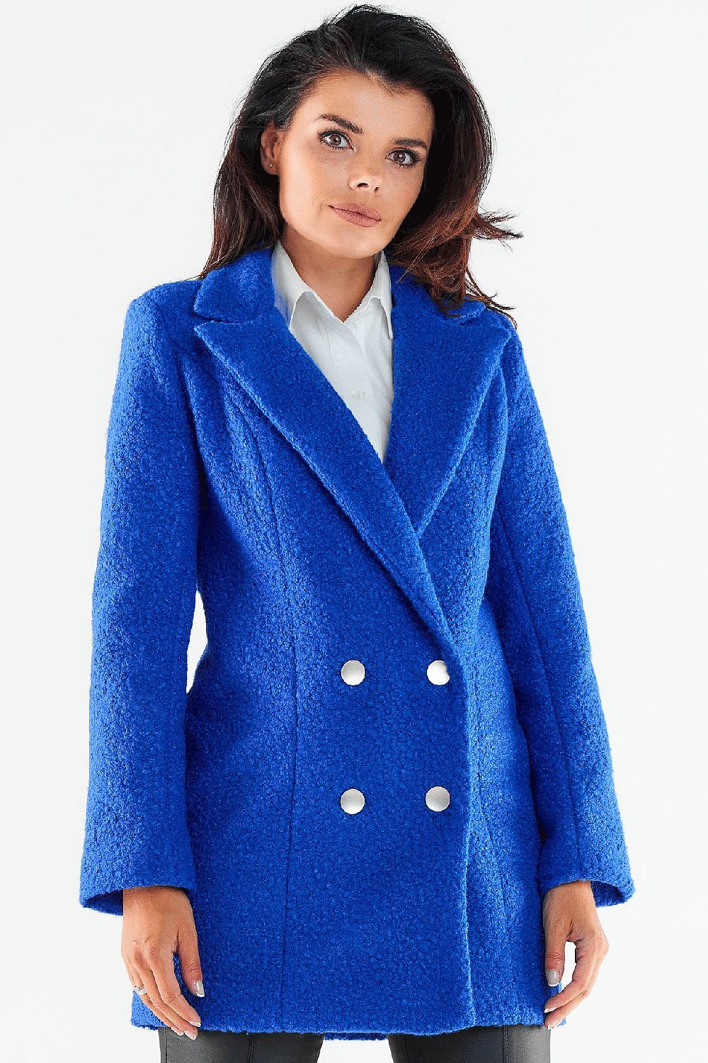 Luxe Coat with Double-Breasted Design - Michelle & Kenza Co.