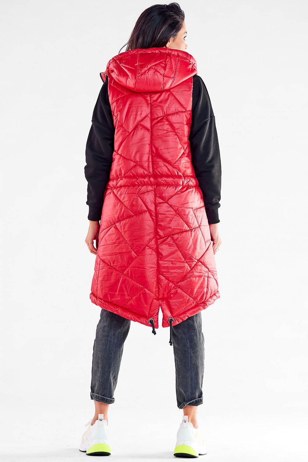 Shiny Quilted Gilet with Adjustable Drawstrings - Michelle & Kenza Co.