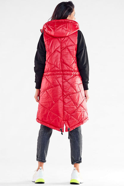 Shiny Quilted Gilet with Adjustable Drawstrings - Michelle & Kenza Co.