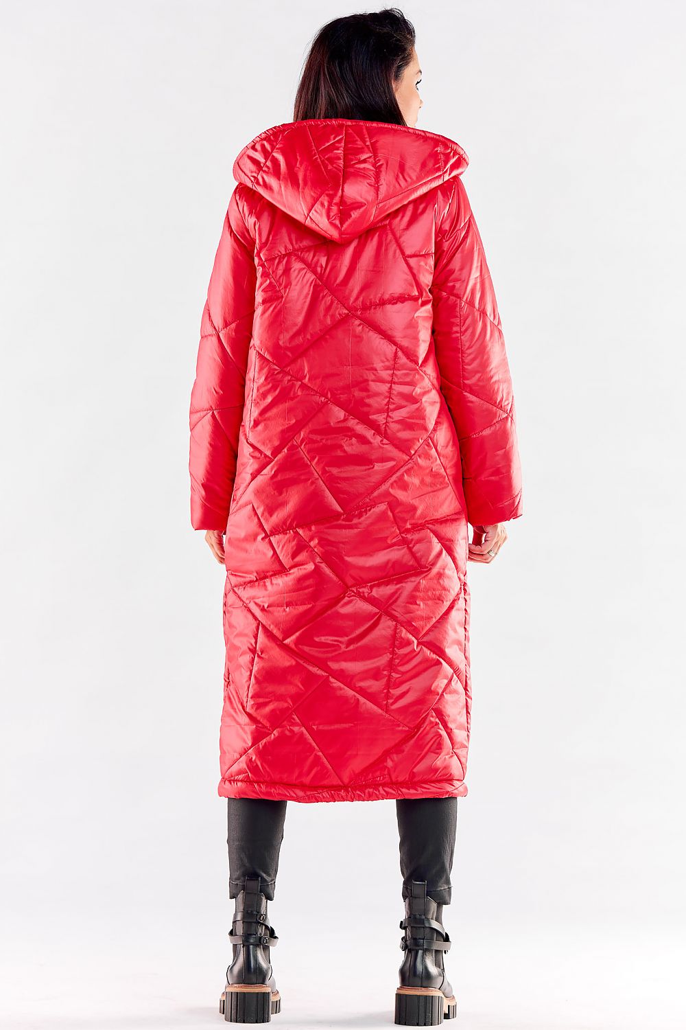 Quilted Coat with Large Hood - Michelle & Kenza Co.