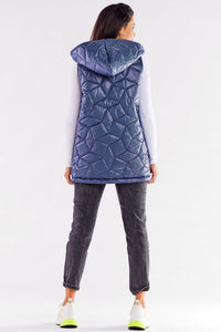 Quilted Gilet with Hooded Design - Michelle & Kenza Co.