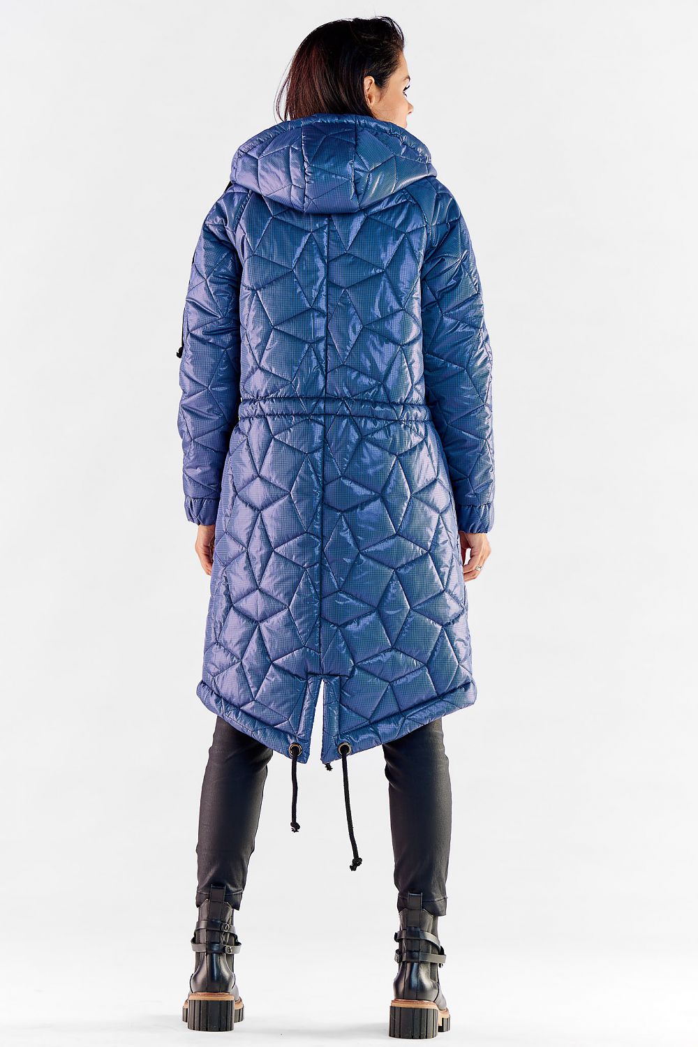 Quilted Jacket with Drawstring Waist - Michelle & Kenza Co.