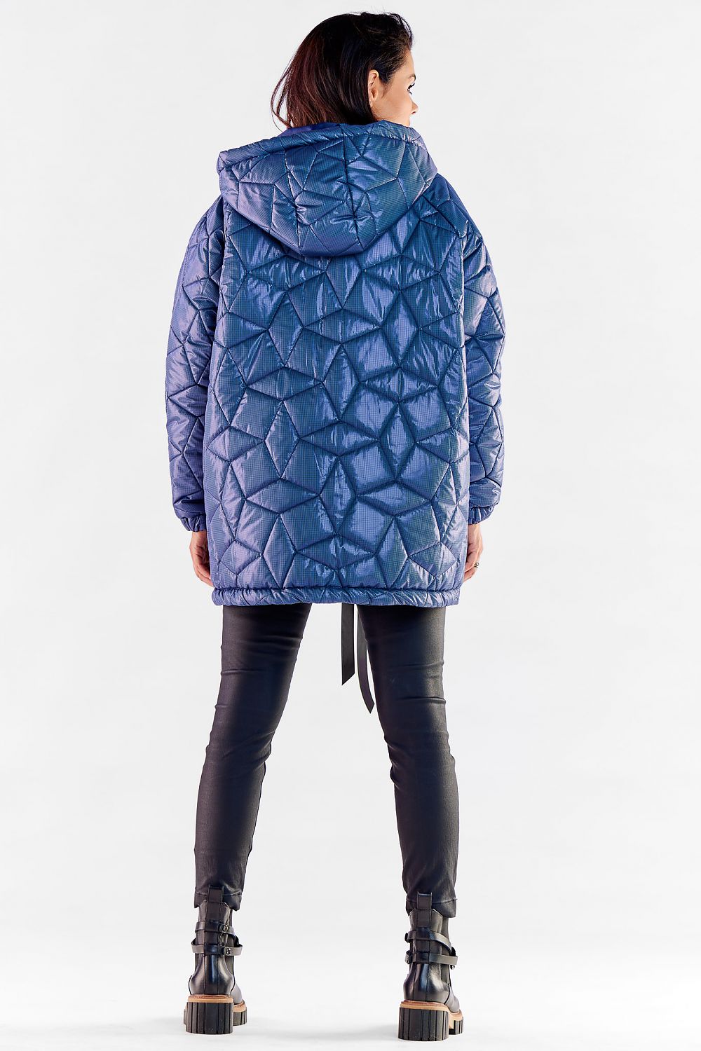 Quilted Jacket with Adjustable Hood - Michelle & Kenza Co.