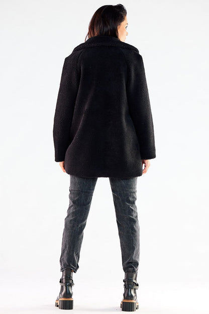 Chic Coat with Decorative Button Fastening - Michelle & Kenza Co.