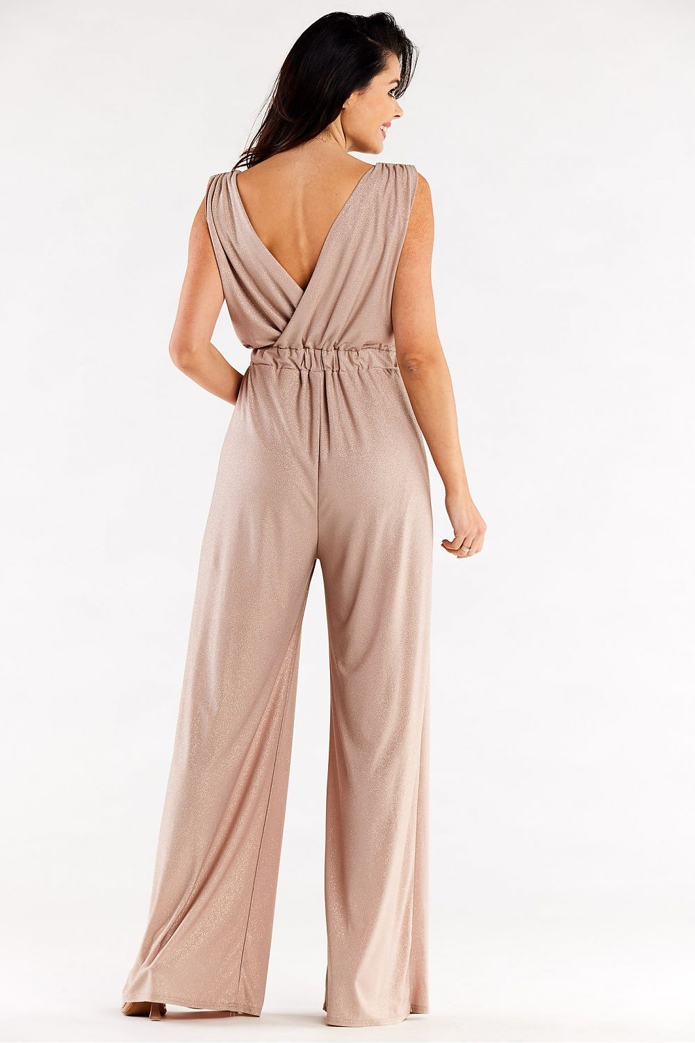 Chic Spandex Wide-Leg Jumpsuit