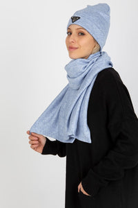 Warm Angora Winter Hat and Scarf Set