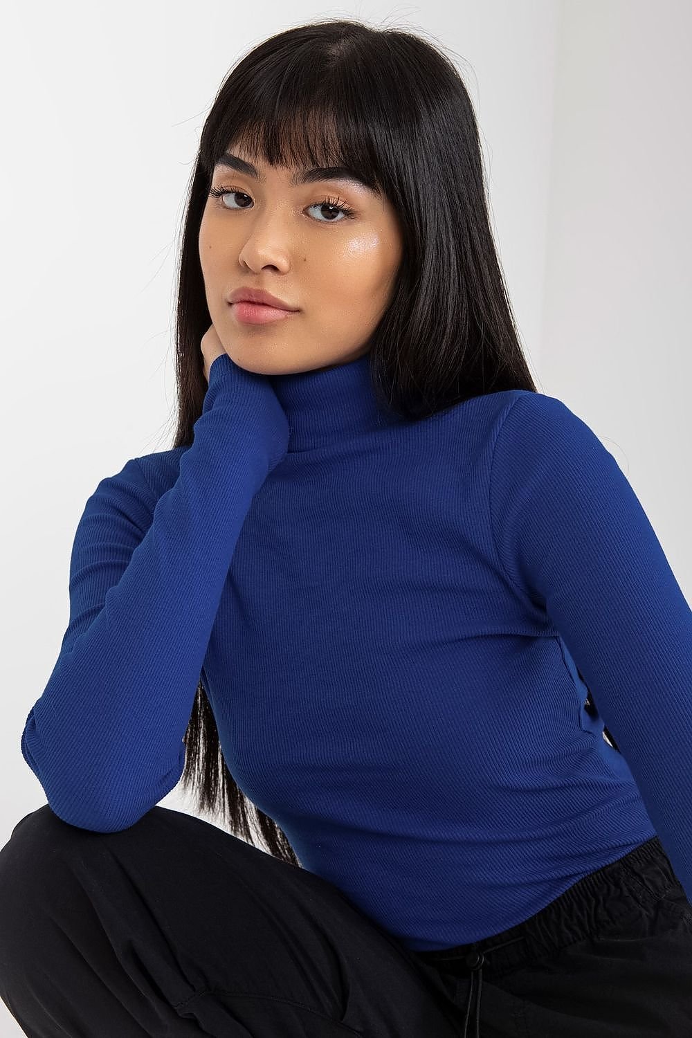 Fitted Long Sleeve Turtleneck