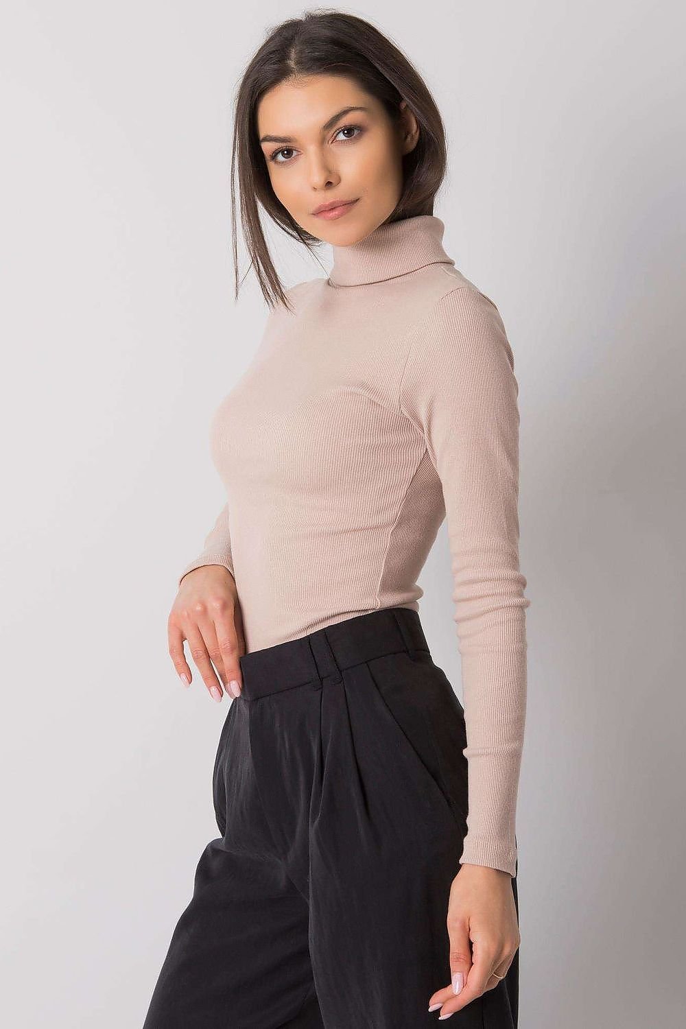 Fitted Long Sleeve Turtleneck