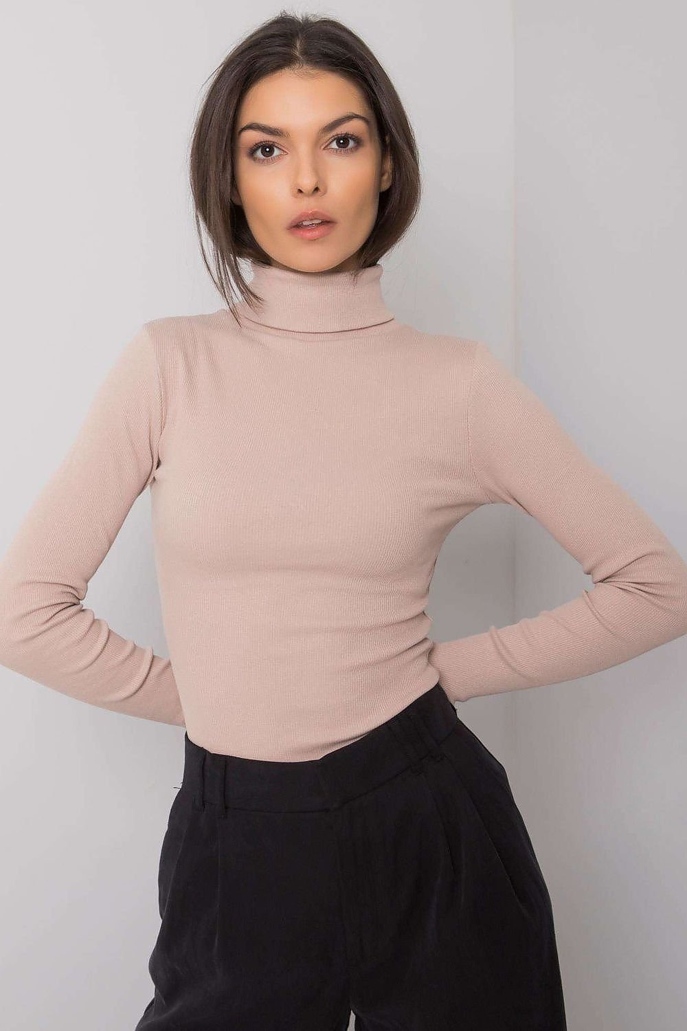 Fitted Long Sleeve Turtleneck