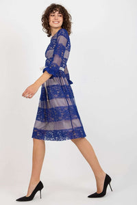 Amelia Lace Waist Sash Dress