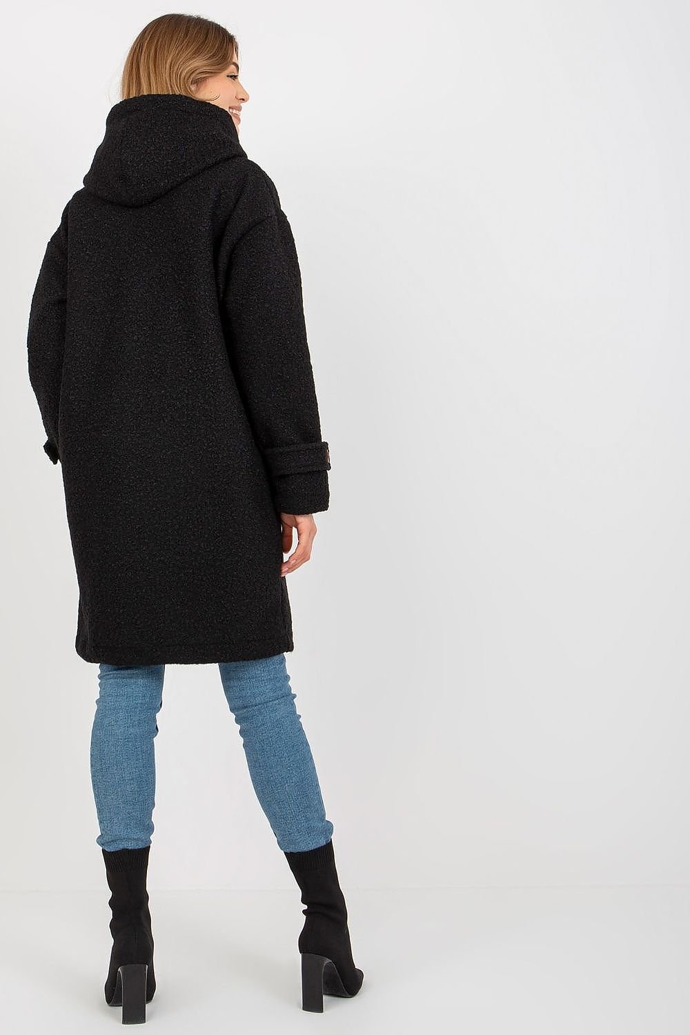 Plush Hooded Coat