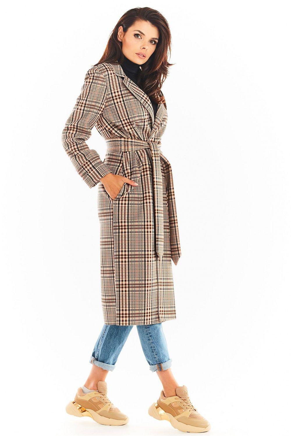 Chic Belted Coat