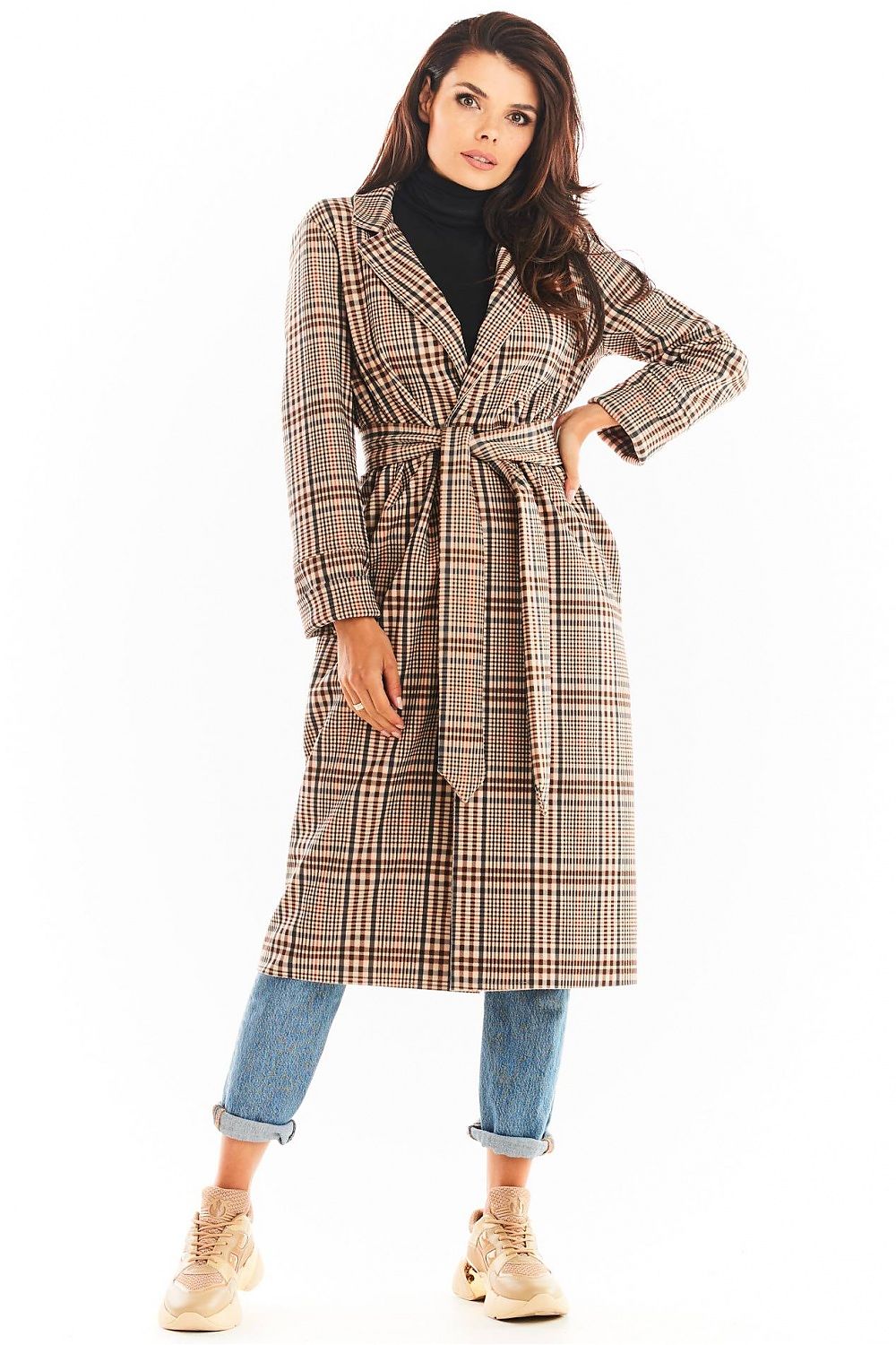 Chic Belted Coat