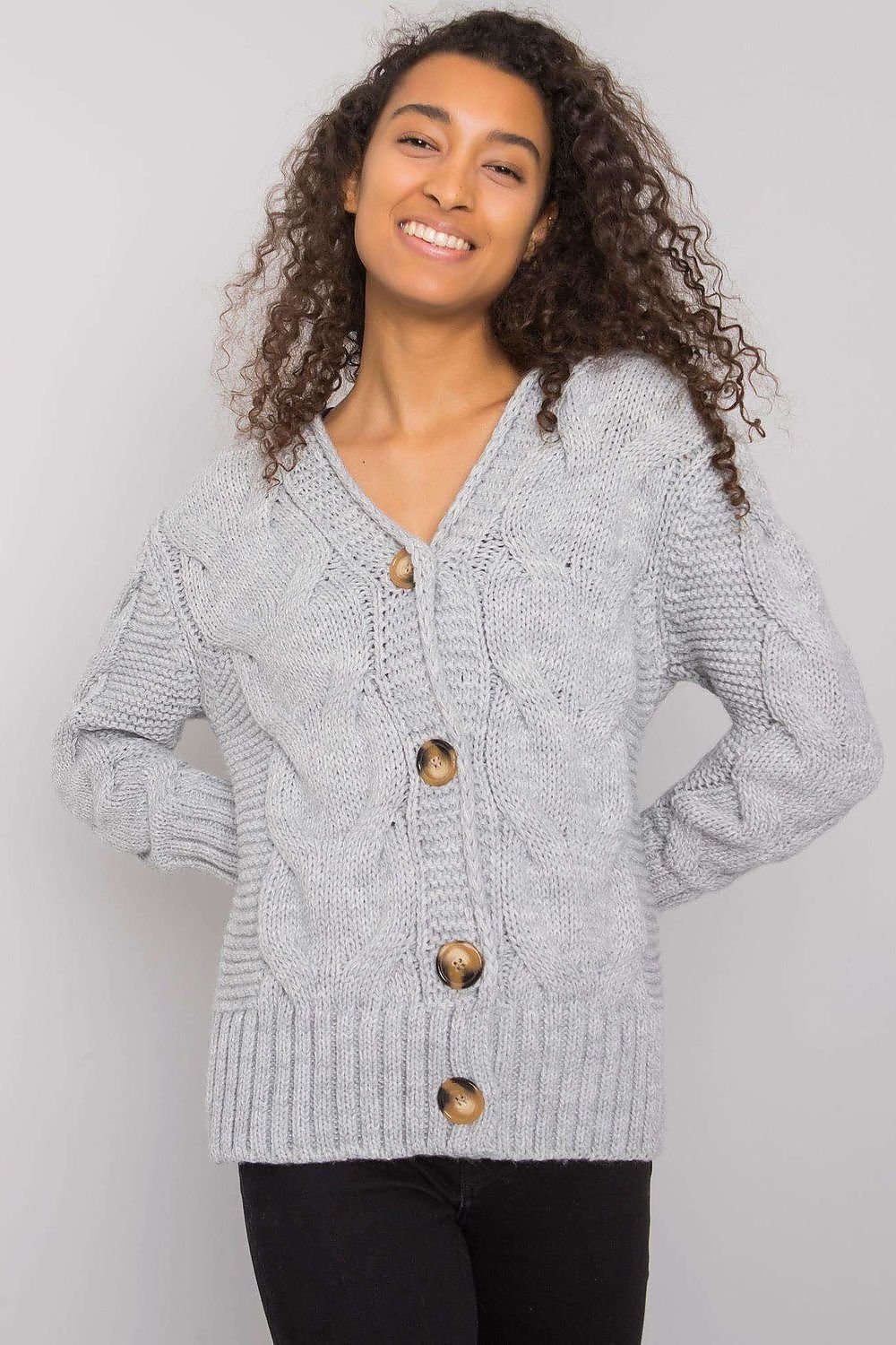 Heart Neckline Cardigan